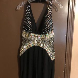 Black formal dress